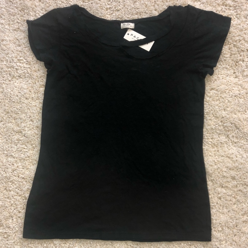 PACSUN John Galt Black Tee